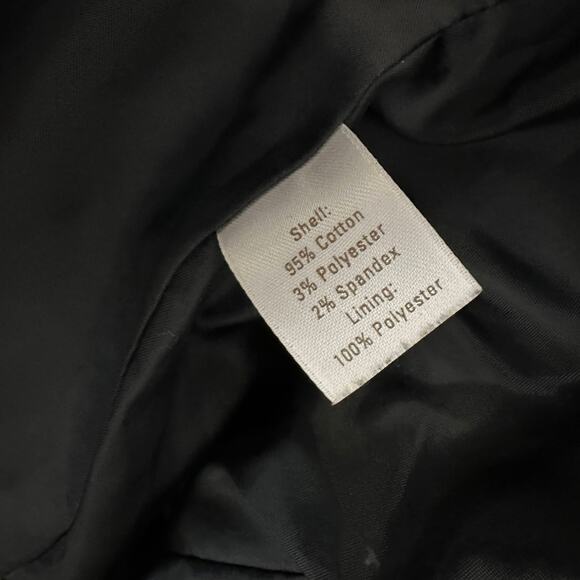 Caslon Blazer WMNS Two-Button Petite L Black/Pink/Yellow Striped Retro Coat Y2K - Picture 7 of 7